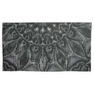 Funda De Cojín Carbón Mandala