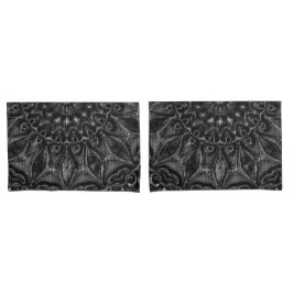 Funda De Cojín Carbón Mandala