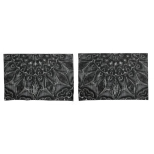 Funda De Cojín Carbón Mandala