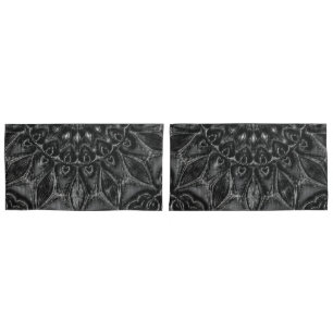 Funda De Cojín Carbón Mandala