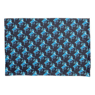Funda De Cojín Caribú azul