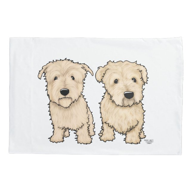 Funda De Cojín Cartucho de almohada para retrato de KW (Reverso)