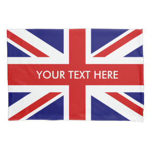 Funda De Cojín Cartuela de bandera de la Unión Británica
