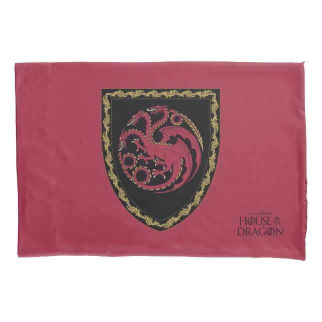 Funda De Cojín CASA DEL DRAGÓN | Escudo de House Targaryen (Anverso)