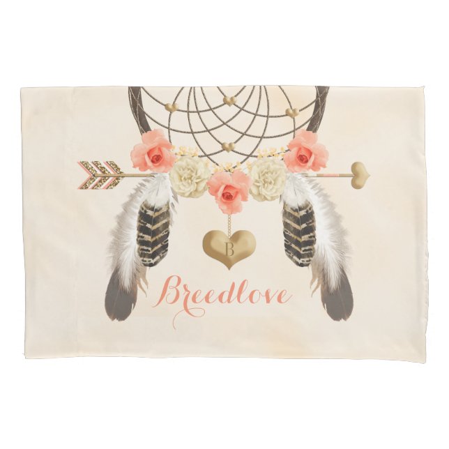 Funda De Cojín Casas de almohada bohemia de Dreamcatcher Boho (Anverso)