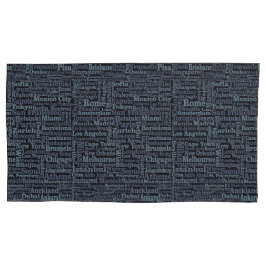 Funda De Cojín Casas de almohada de las ciudades del mundo