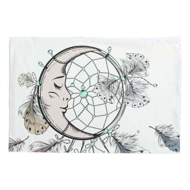 Funda De Cojín Casas de almohada Dreamcatcher (Reverso)