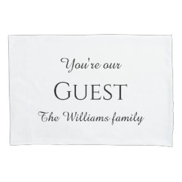 Funda De Cojín Casas de almohada monogramadas para invitados