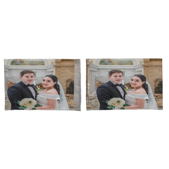 Funda De Cojín Casas de Boda o aniversario personalizadas (Anverso - Set)