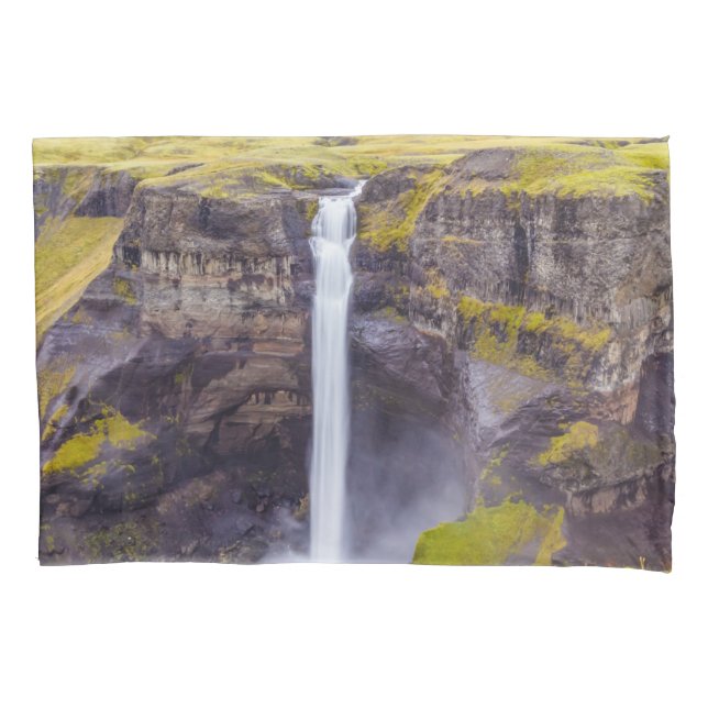 Funda De Cojín Cascada de Haifosin, Islandia (Anverso)