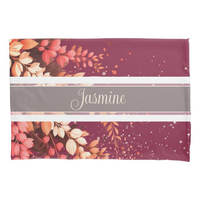 Funda De Cojín Cascada elegante de Laburnum (Anverso-izquierdo)