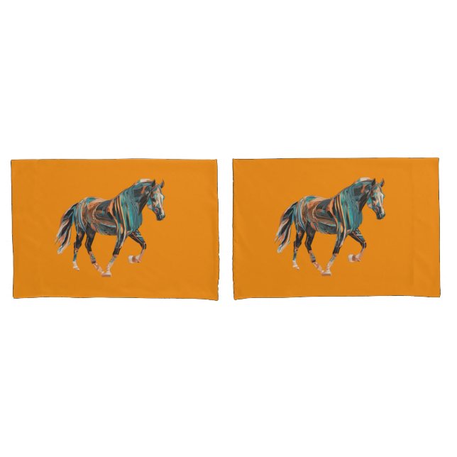 Funda De Cojín Caseta de peregrinación para caballos (Anverso - Set)