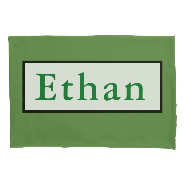 Funda De Cojín Casos de fondo de nombres personalizados (Anverso-izquierdo)