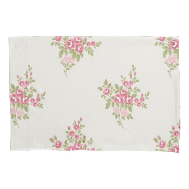 Funda De Cojín Casquillas de almohada de Rosas de cosecha, tamaño (Anverso-izquierdo)