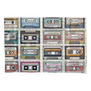 Funda De Cojín Cassette de música retro: Icono nostálgico