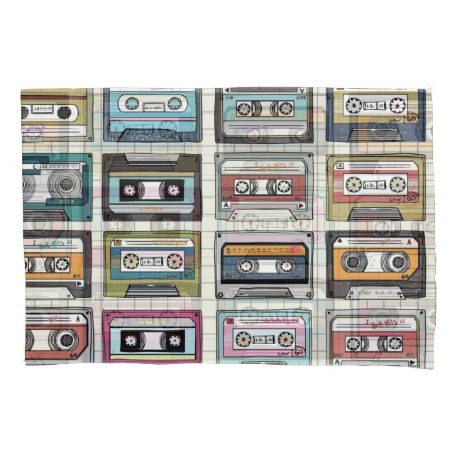 Funda De Cojín Cassette de música retro: Icono nostálgico (Anverso)