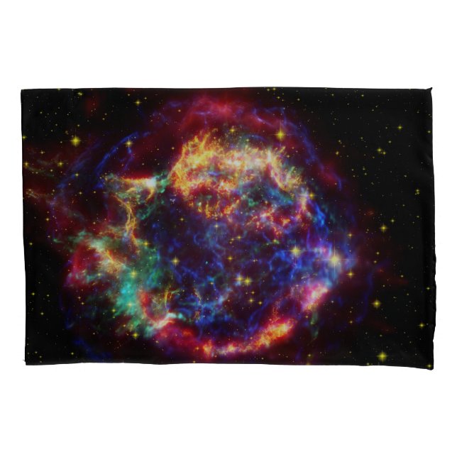 Funda De Cojín Cassiopeia Galaxy Resto de Supernova (Anverso)