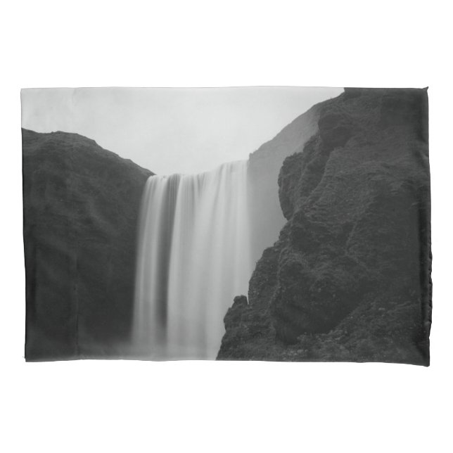 Funda De Cojín Cataratas | Catarata Skogafoss, Islandia (Anverso)