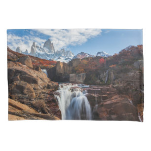 Funda De Cojín Cataratas   Montaña Fitz Roy, Argentina