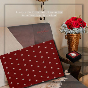 Funda De Cojín Causas de peregrinación rojas por SOBREFLUJO - Adi
