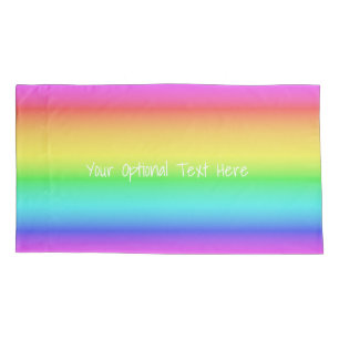 Funda De Cojín Causas personalizados de gradiente de arcoiris