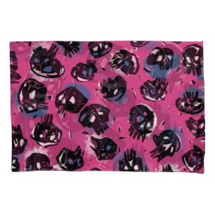 Funda De Cojín Caza de almohadas de cama de emo rosa para casa y
