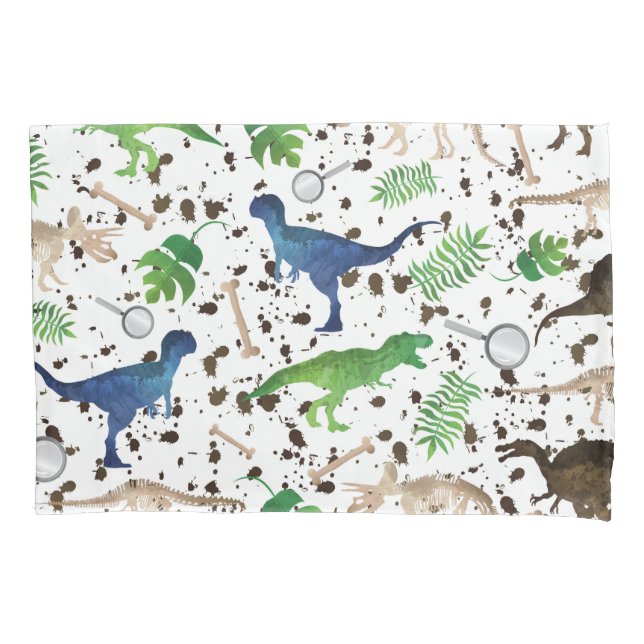 Funda De Cojín Caza de dinosaurios! Dinosaurios sobre niños Safar (Anverso)