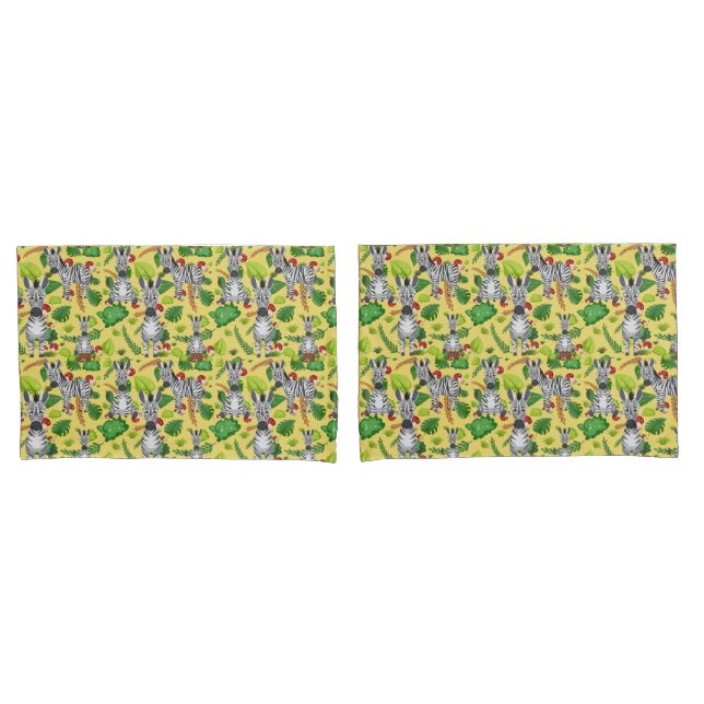 Funda De Cojín Cebras en la naturaleza (Anverso - Set)
