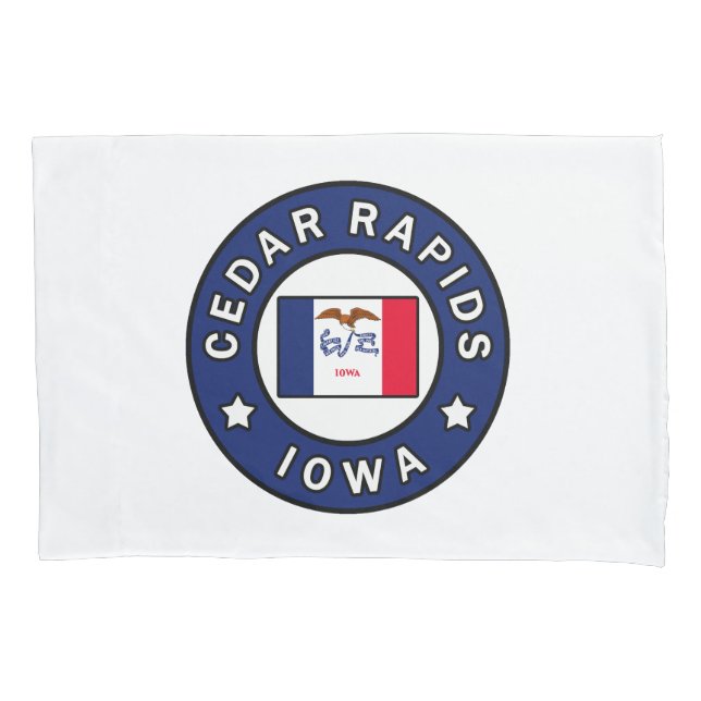 Funda De Cojín Cedar Rapids Iowa (Anverso)