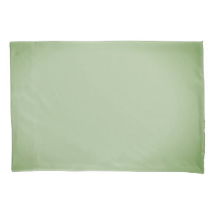 Funda De Cojín Celadón verde de jade sólido