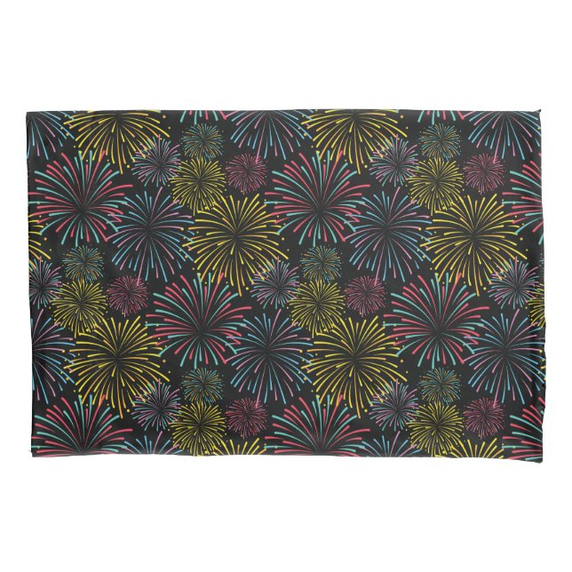 Funda De Cojín Celebración de pirotécnicos en pirotécnicos (Anverso)