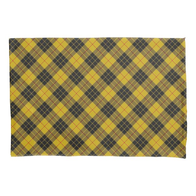 Funda De Cojín Celebración escocesa de Clan MacLeod Tartan (Anverso)