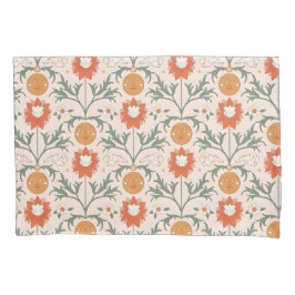 Funda De Cojín Celestial Floral Sunburst Seamless Pattern Design