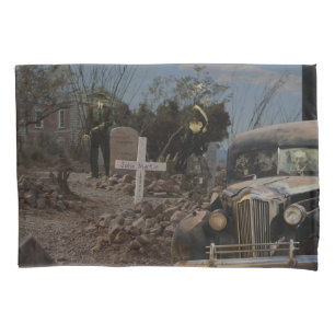 Funda De Cojín Cementerio de Hauned en Tombstone