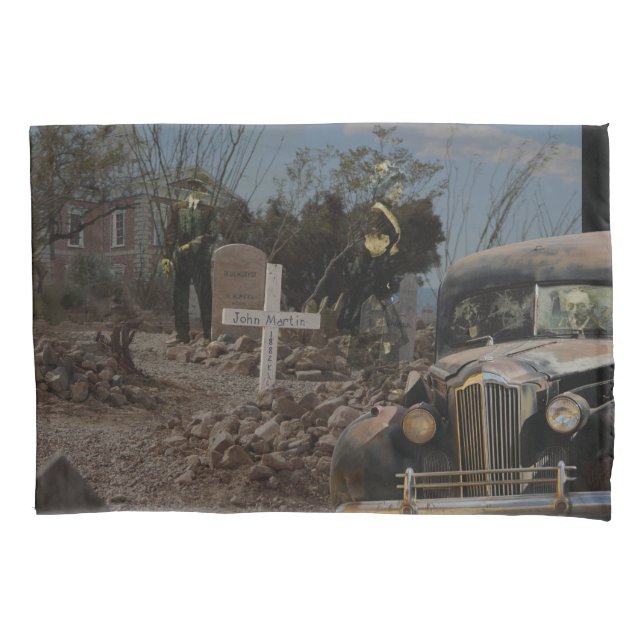 Funda De Cojín Cementerio de Hauned en Tombstone (Anverso)