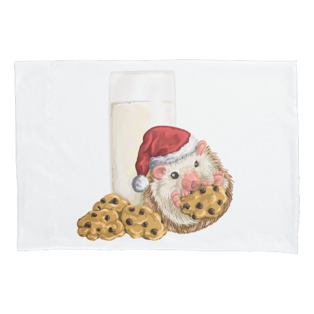 Funda De Cojín Cerdo de la galleta del navidad (Anverso)