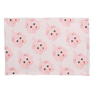 Funda De Cojín Cerdo rosado