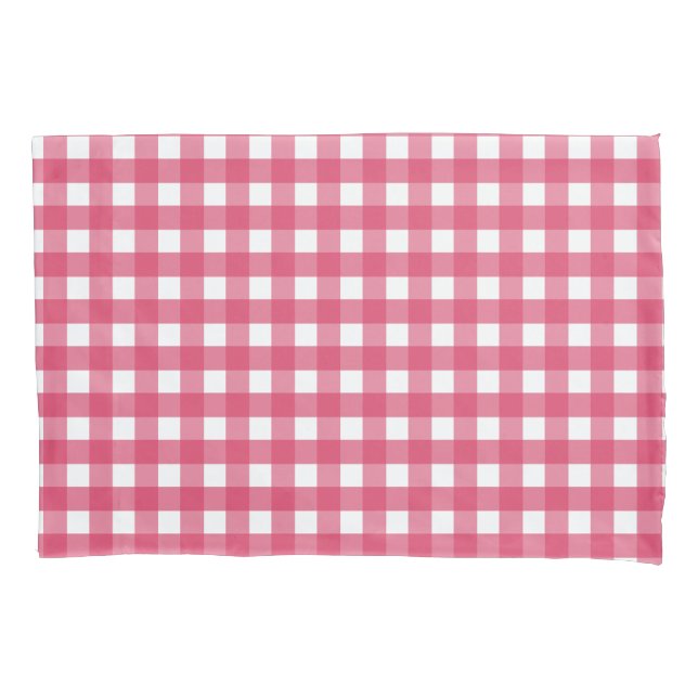 Funda De Cojín Cerise gingham (Anverso)