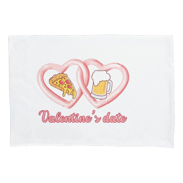 Funda De Cojín Cerveza de San Valentín (Anverso)