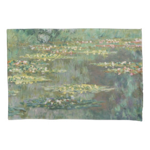 Funda De Cojín Charca Claude Monet del lirio de agua