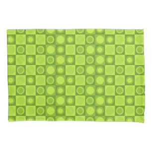 Funda De Cojín Chartreuse de patrón geométrico de MCM retro