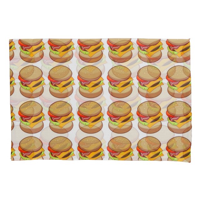 FUNDA DE COJÍN CHEESEBURGERS (Anverso-izquierdo)