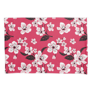 FUNDA DE COJÍN CHERRY BLOSSOM - SAKURA (ROJO)