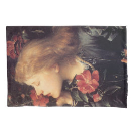 Funda De Cojín Chica eligiendo una hermosa flor (por G.F. Watts)