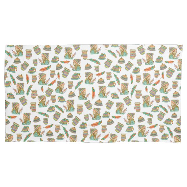 Funda De Cojín Chica Gorra Pillow Sham Boho (Anverso)