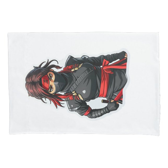 Funda De Cojín Chica Ninja (Anverso)