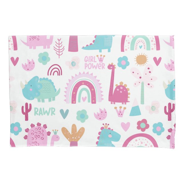 Funda De Cojín Chica Power Dinosaur (Anverso)