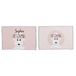 Funda De Cojín Chicas Personalizado caprichoso de ovejas y nombre
