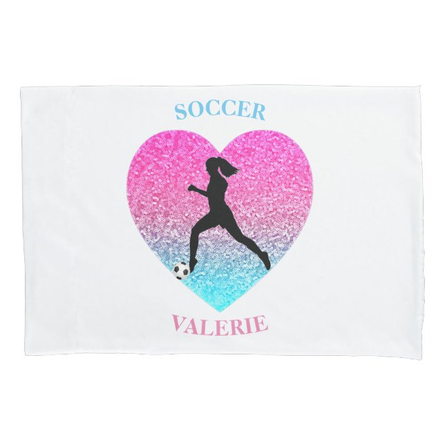 Funda De Cojín Chicas Soccer Personalized Pillowcase (Anverso)