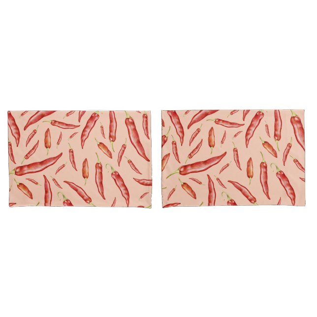 Funda De Cojín Chili Peppers (Anverso - Set)